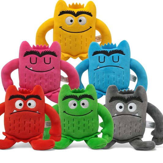 Pack de 6 Peluches Émotions